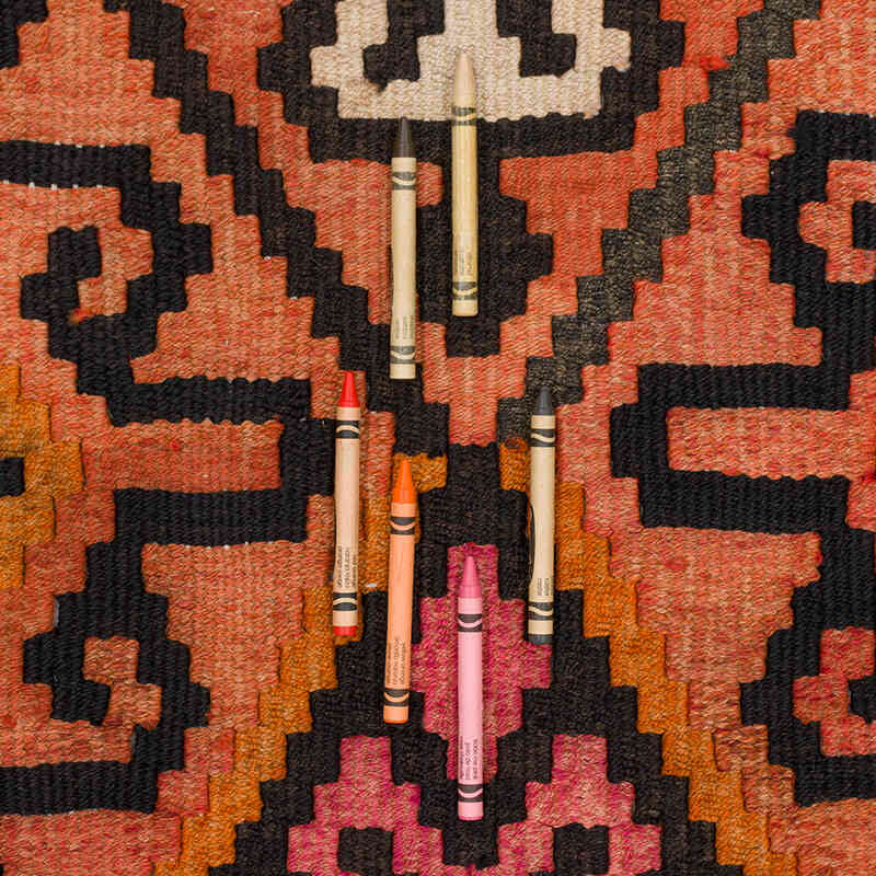 Vintage Tribal Kilim Runner - 2' 11" x 11' 4" (35" x 136") - K0077188