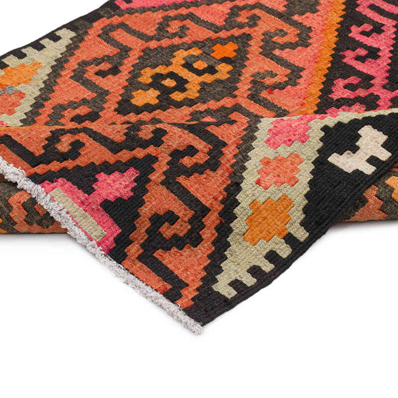 Vintage Tribal Kilim Runner - 2' 11" x 11' 4" (35" x 136") - K0077188