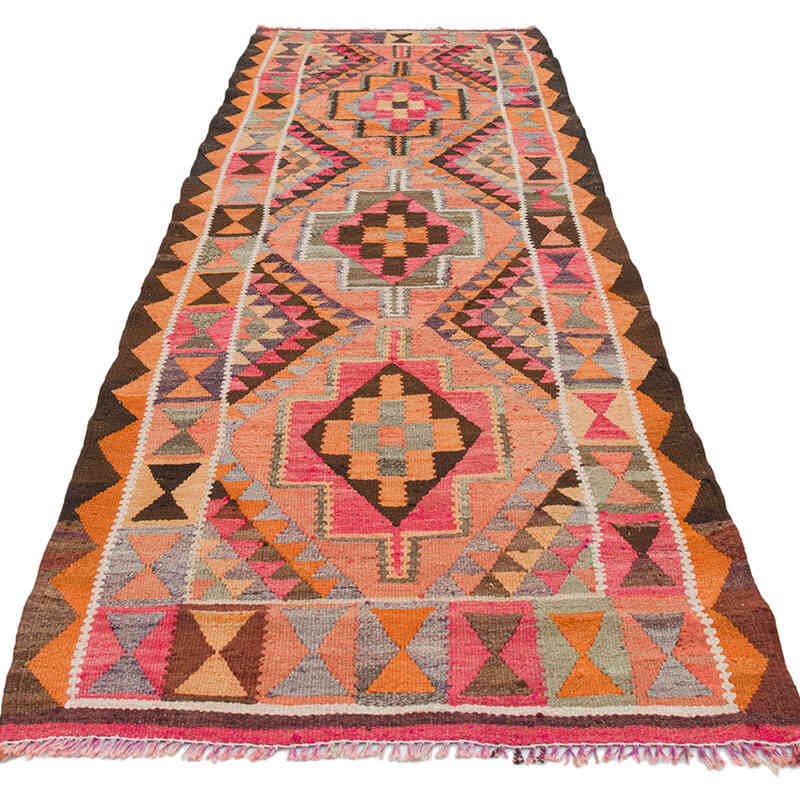 Alfombra Kilim Tribal Vintage - 95 cm x 300 cm - K0077189