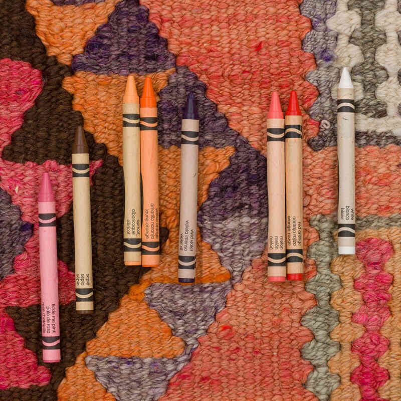 Alfombra Kilim Tribal Vintage - 95 cm x 300 cm - K0077189