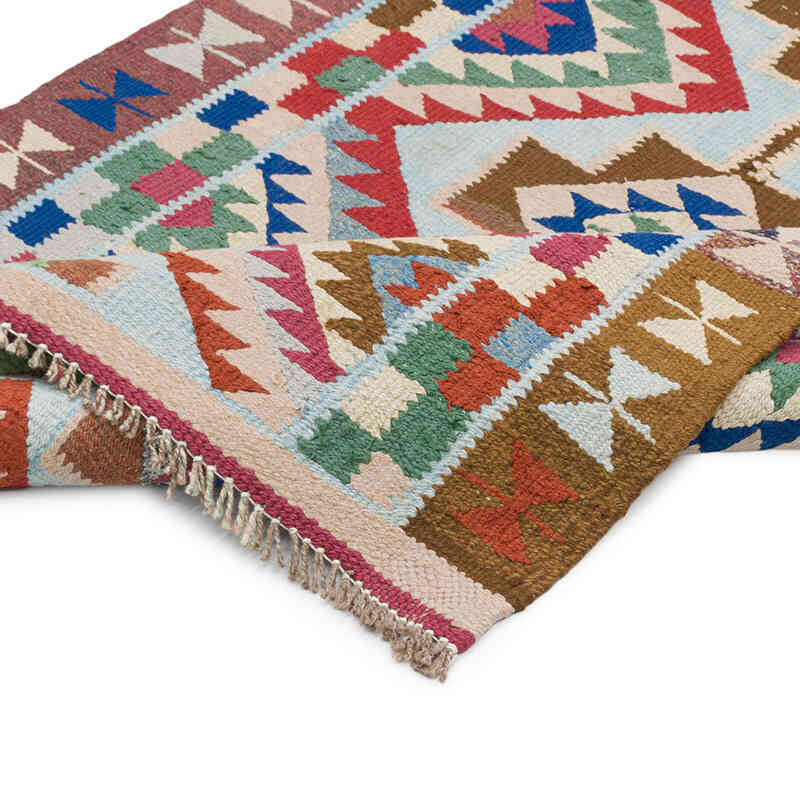 Vintage Anadolu Kilim Yolluk - 88 cm x 338 cm - K0077192