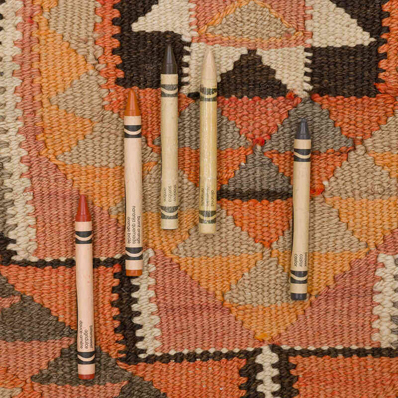 Vintage Tribal Kilim Runner - 3' 3" x 11'  (39" x 132") - K0077193