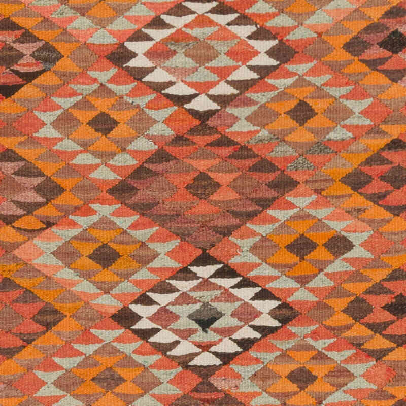 Vintage Tribal Kilim Runner - 3' 3" x 11' 2" (39" x 134") - K0077199