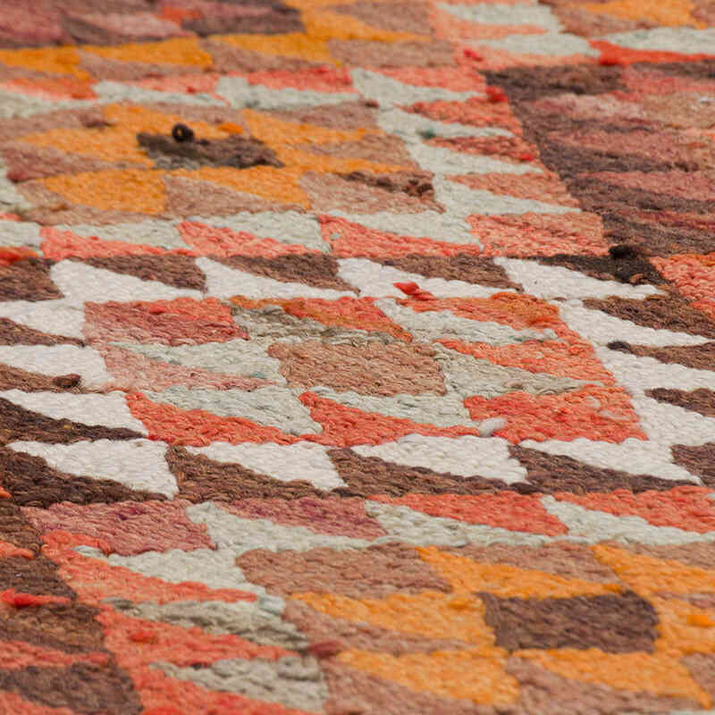 Vintage Tribal Kilim Runner - 3' 3" x 11' 2" (39" x 134") - K0077199