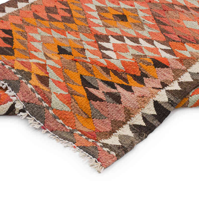 Vintage Tribal Kilim Runner - 3' 3" x 11' 2" (39" x 134") - K0077199