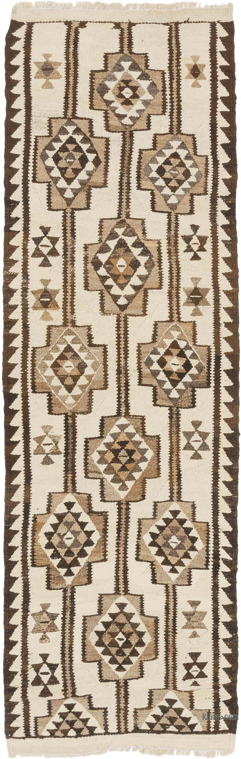 Vintage Anadolu Kilim Yolluk - 88 cm x 281 cm - K0077202