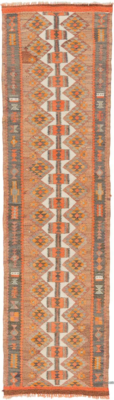 Vintage Tribal Kilim Runner - 2' 7" x 9' 1" (31" x 109")