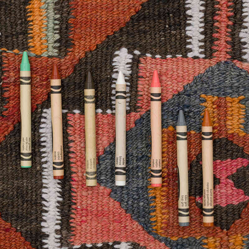 Vintage Tribal Kilim Runner - 3' 5" x 10'  (41" x 120") - K0077204