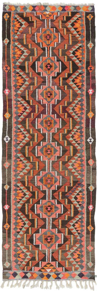 Alfombra Kilim Tribal Vintage - 103 cm x 304 cm