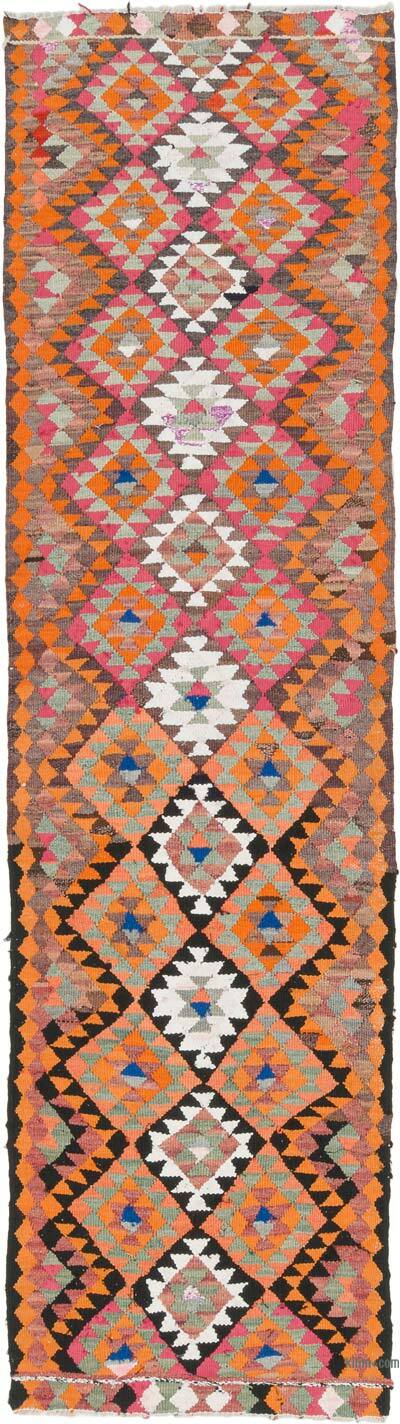 Alfombra Kilim Tribal Vintage - 86 cm x 300 cm