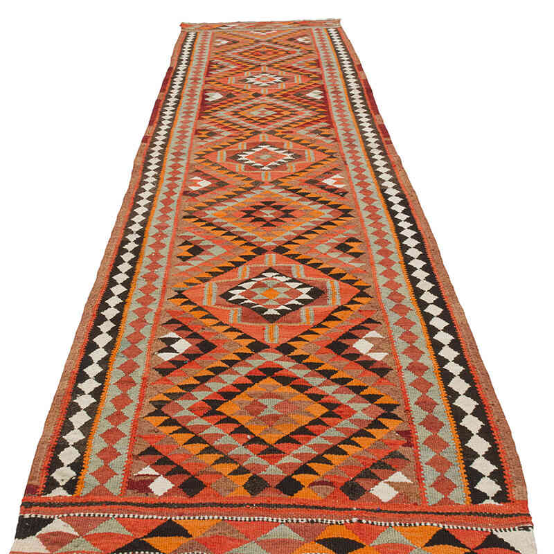Vintage Anadolu Kilim Yolluk - 91 cm x 364 cm - K0077209
