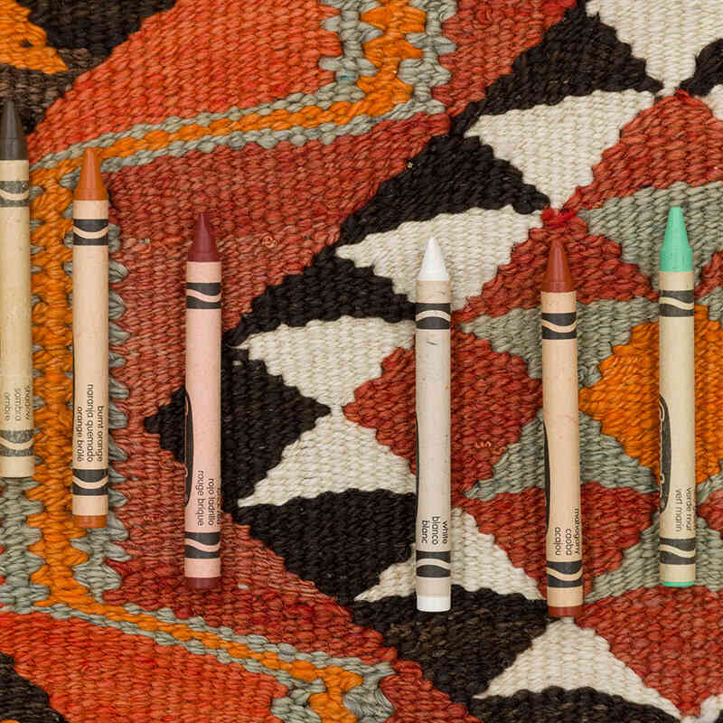 Vintage Anadolu Kilim Yolluk - 91 cm x 364 cm - K0077209