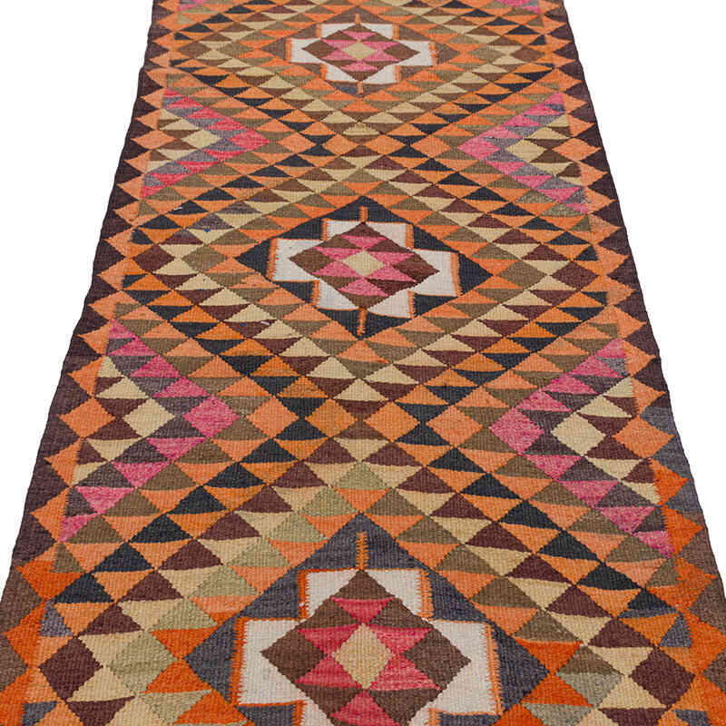 Vintage Anadolu Kilim Yolluk - 91 cm x 327 cm - K0077210