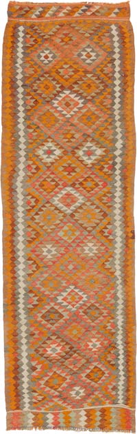 Alfombra Kilim Tribal Vintage - 96 cm x 308 cm