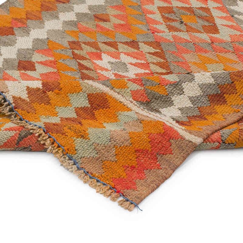 Vintage Tribal Kilim Runner - 3' 2" x 10' 1" (38" x 121") - K0077212