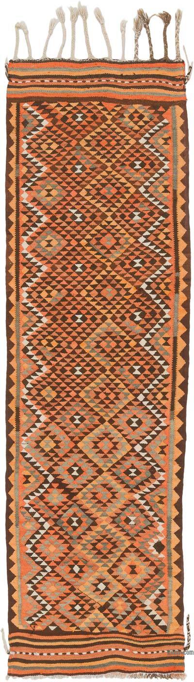 Vintage Anadolu Kilim Yolluk - 86 cm x 291 cm