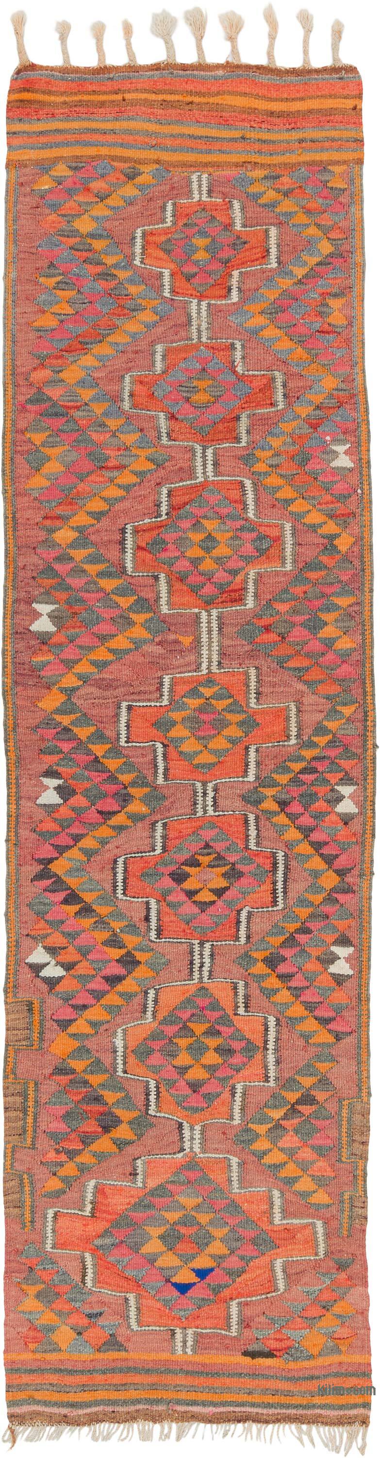 Alfombra Kilim Tribal Vintage - 81 cm x 304 cm - K0077217