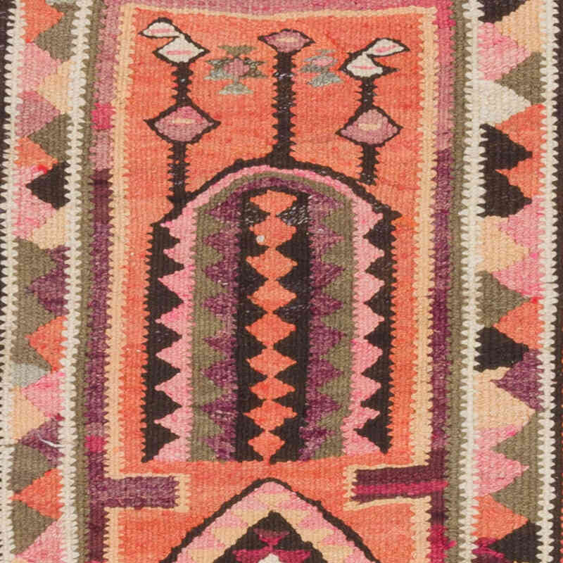 Alfombra Kilim Tribal Vintage - 86 cm x 318 cm - K0077220