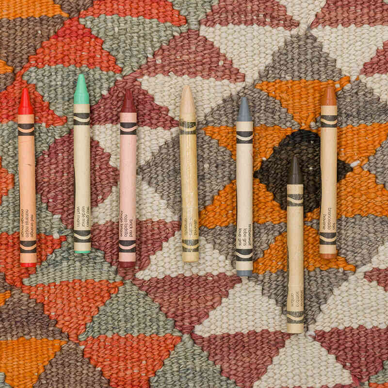 Vintage Tribal Kilim Runner - 3' 2" x 9' 3" (38" x 111") - K0077222