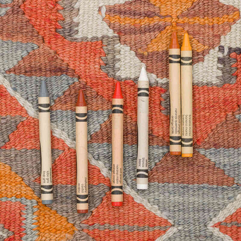 Alfombra Kilim Tribal Vintage - 83 cm x 306 cm - K0077223