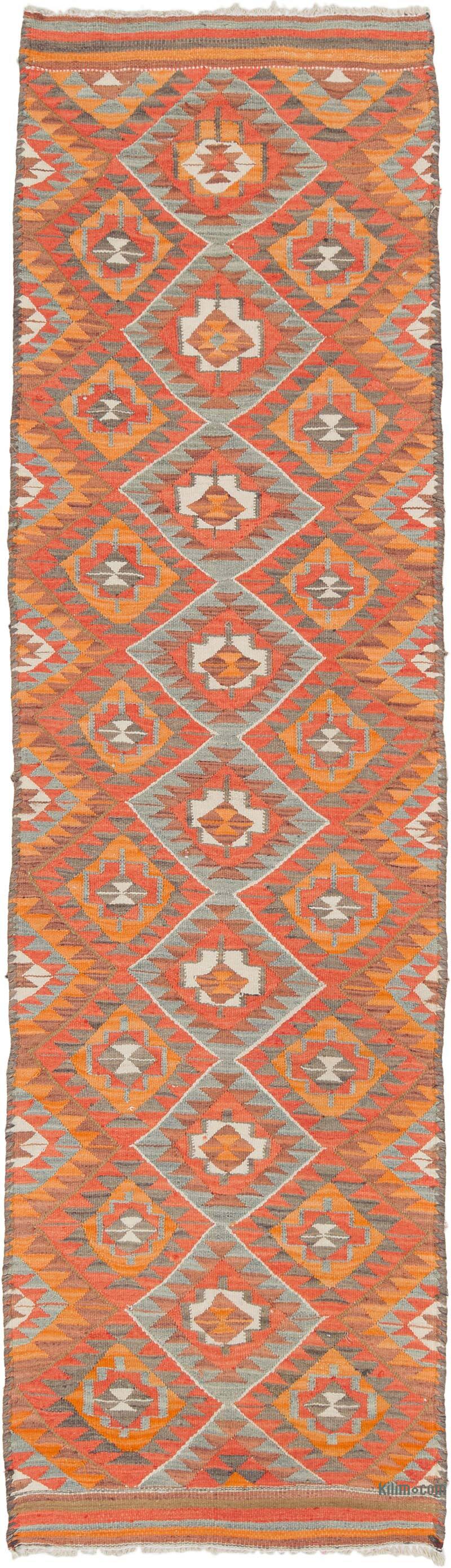 Alfombra Kilim Tribal Vintage - 83 cm x 306 cm - K0077223