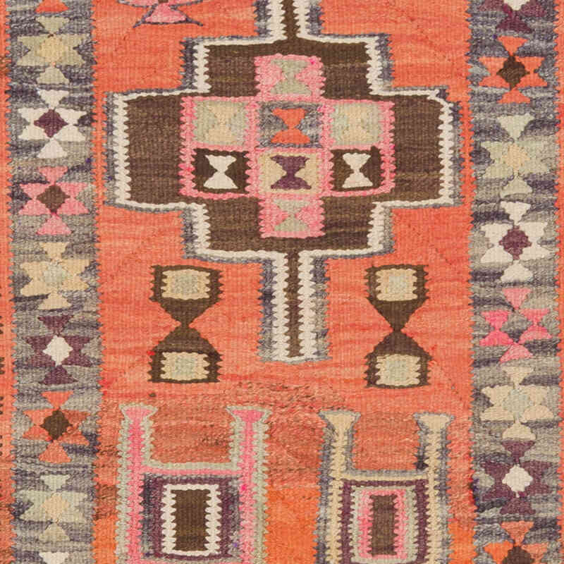 Alfombra Kilim Tribal Vintage - 90 cm x 318 cm - K0077224