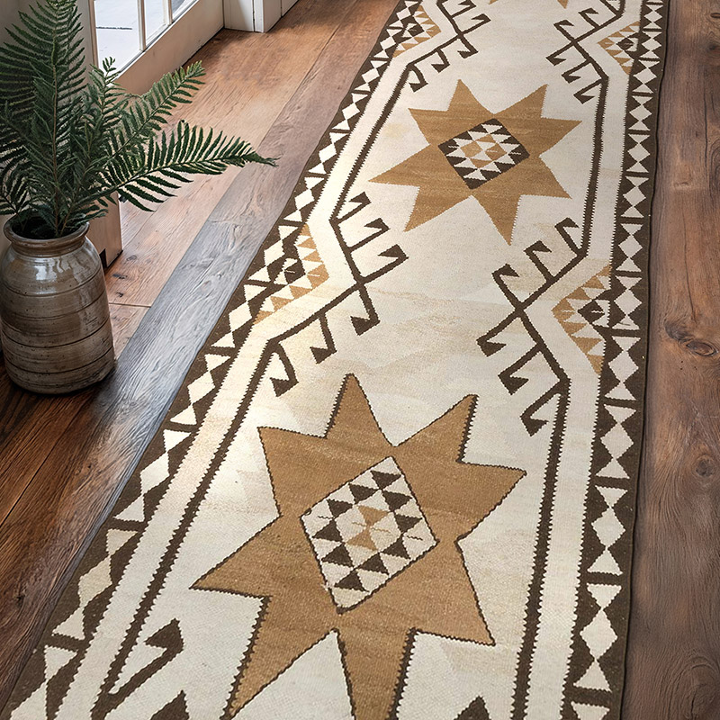 Alfombra Kilim Tribal Vintage - 94 cm x 344 cm - K0077230