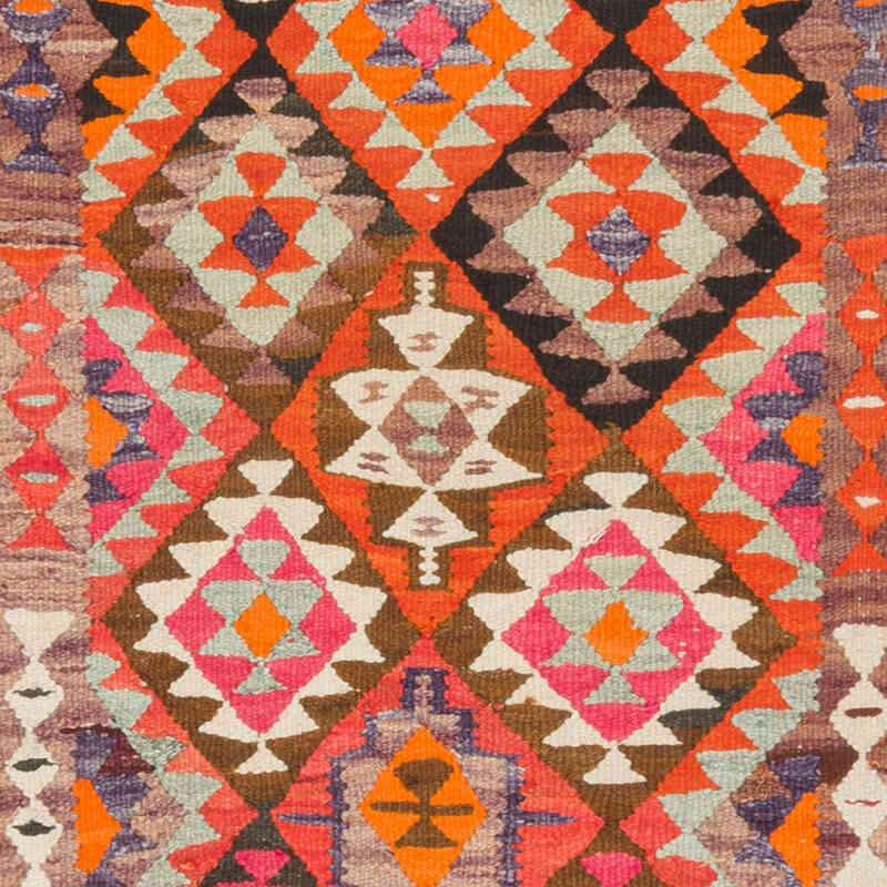 Vintage Tribal Kilim Runner - 2' 10" x 8' 6" (34" x 102") - K0077231