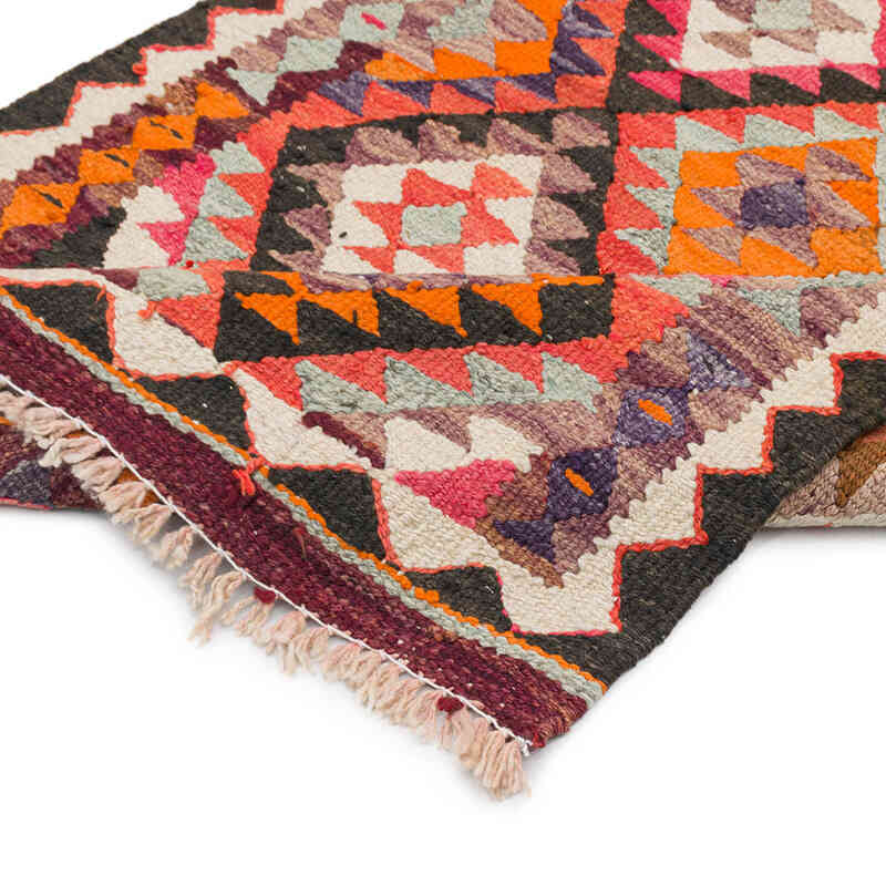 Vintage Tribal Kilim Runner - 2' 10" x 8' 6" (34" x 102") - K0077231