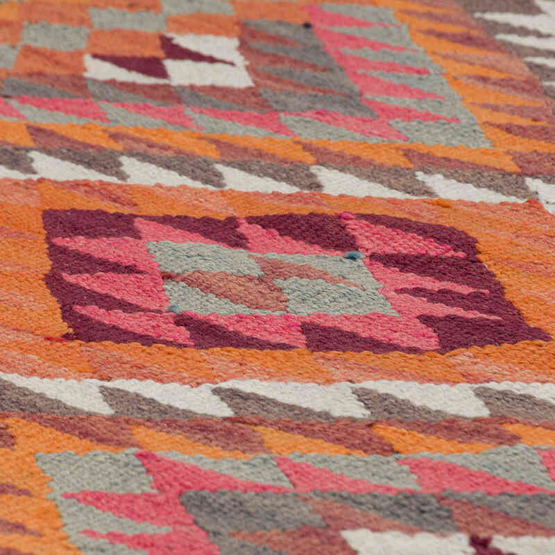 Vintage Tribal Kilim Runner - 2' 9" x 10' 8" (33" x 128") - K0077232