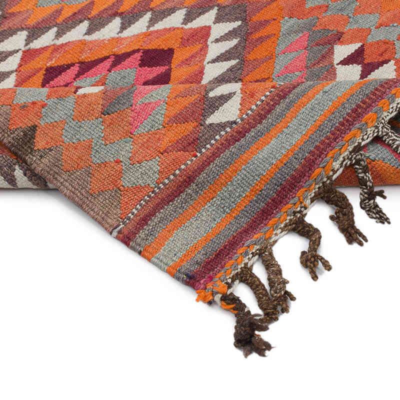 Vintage Tribal Kilim Runner - 2' 9" x 10' 8" (33" x 128") - K0077232