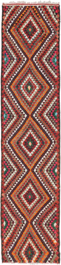 Vintage Anadolu Kilim Yolluk - 80 cm x 351 cm