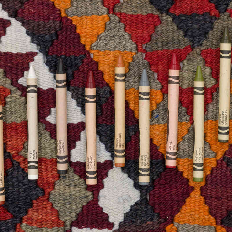 Vintage Anadolu Kilim Yolluk - 80 cm x 351 cm - K0077236