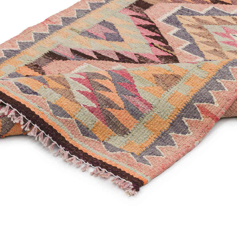 Vintage Anadolu Kilim Yolluk - 90 cm x 320 cm - K0077241