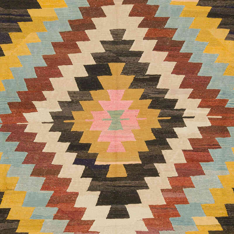 New Turkish Handwoven Kilim Rug - 8' 8" x 11' 10" (104" x 142") - K0077245