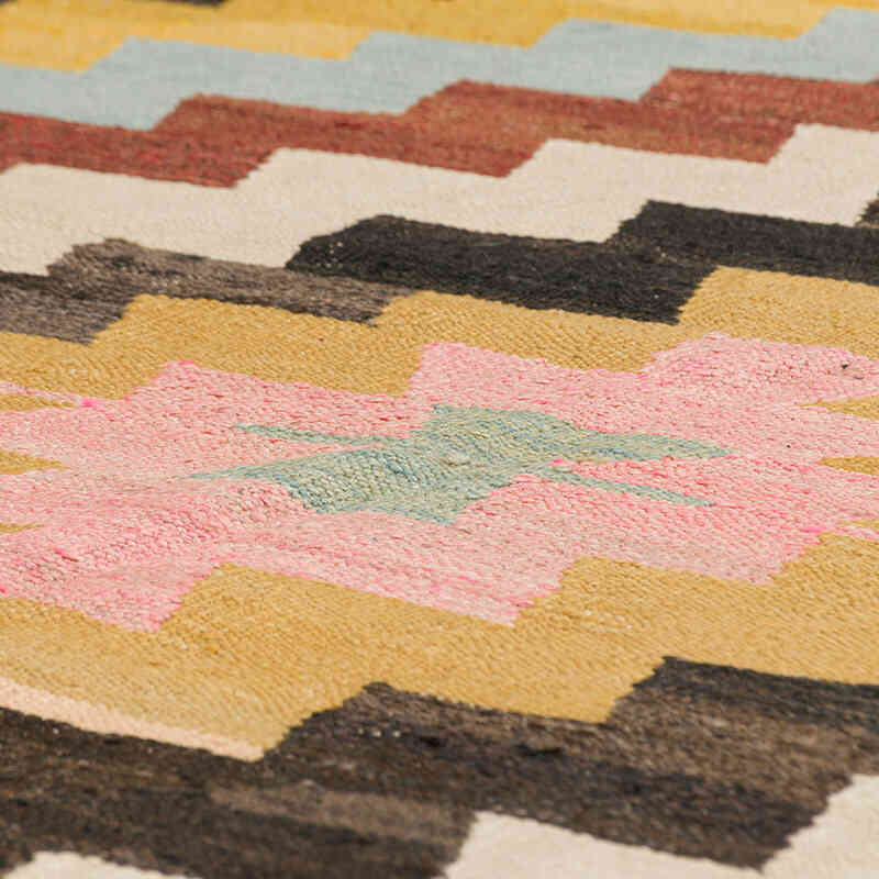 New Turkish Handwoven Kilim Rug - 8' 8" x 11' 10" (104" x 142") - K0077245