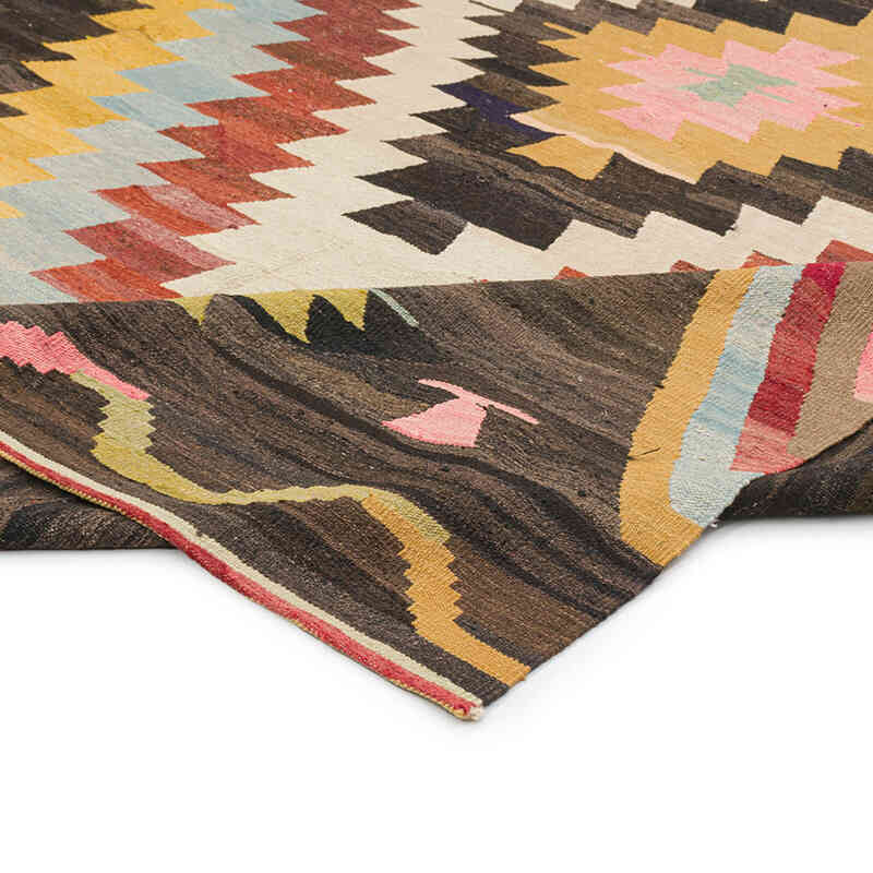 New Turkish Handwoven Kilim Rug - 8' 8" x 11' 10" (104" x 142") - K0077245