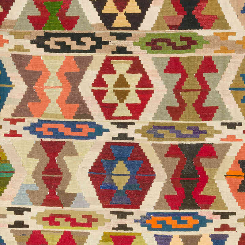 New Turkish Handwoven Kilim Rug - 8' 6" x 11' 4" (102" x 136") - K0077246