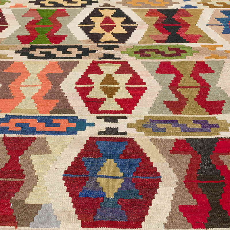 New Turkish Handwoven Kilim Rug - 8' 6" x 11' 4" (102" x 136") - K0077246
