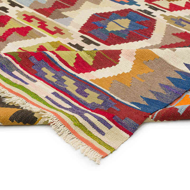 New Turkish Handwoven Kilim Rug - 8' 6" x 11' 4" (102" x 136") - K0077246