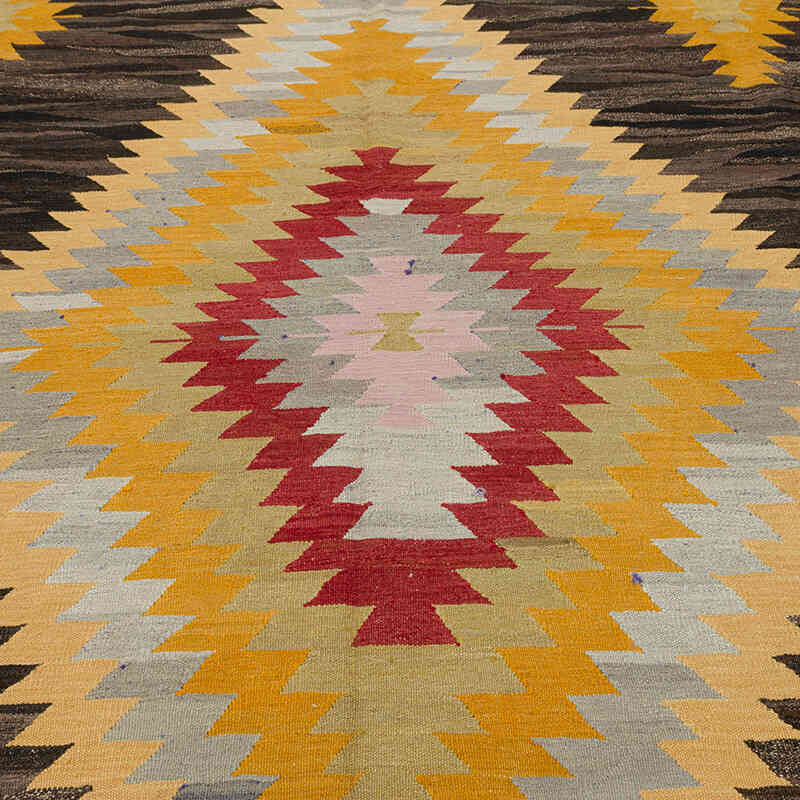 New Turkish Handwoven Kilim Rug - 10' 4" x 12' 6" (124" x 150") - K0077247