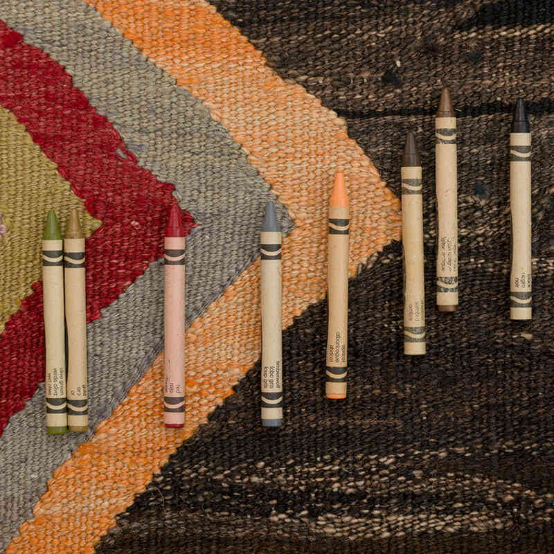 New Turkish Handwoven Kilim Rug - 10' 4" x 12' 6" (124" x 150") - K0077247
