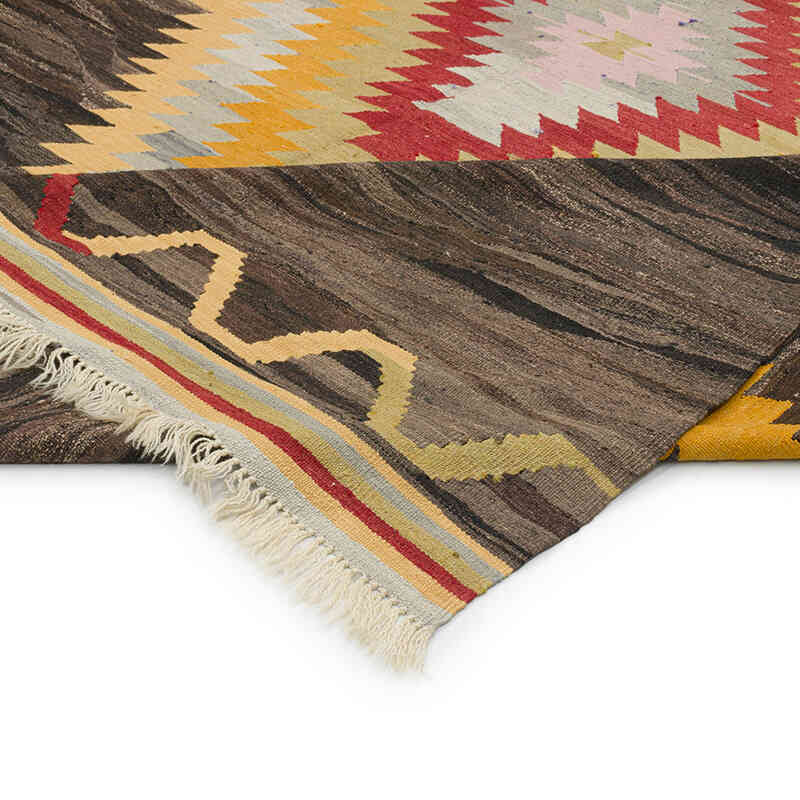 New Turkish Handwoven Kilim Rug - 10' 4" x 12' 6" (124" x 150") - K0077247