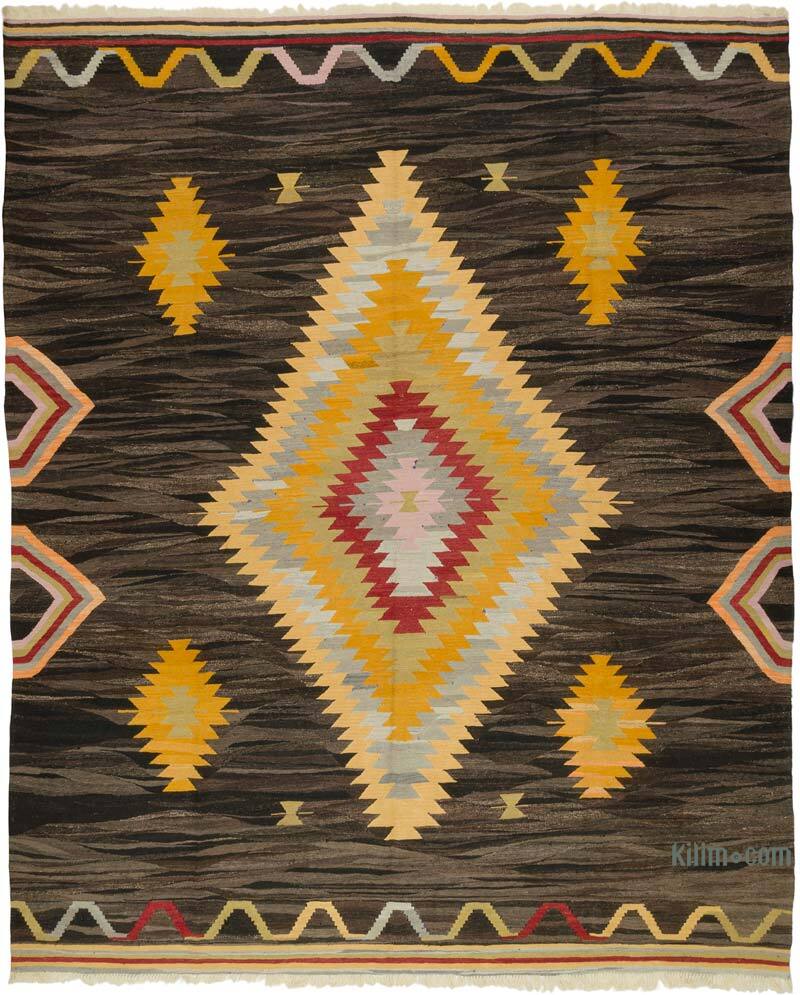 New Turkish Handwoven Kilim Rug - 10' 4" x 12' 6" (124" x 150") - K0077247