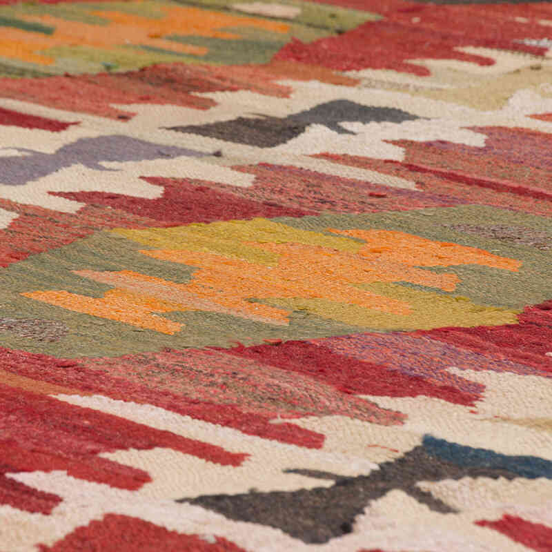 New Turkish Handwoven Kilim Rug - 8' 11" x 11' 2" (107" x 134") - K0077248