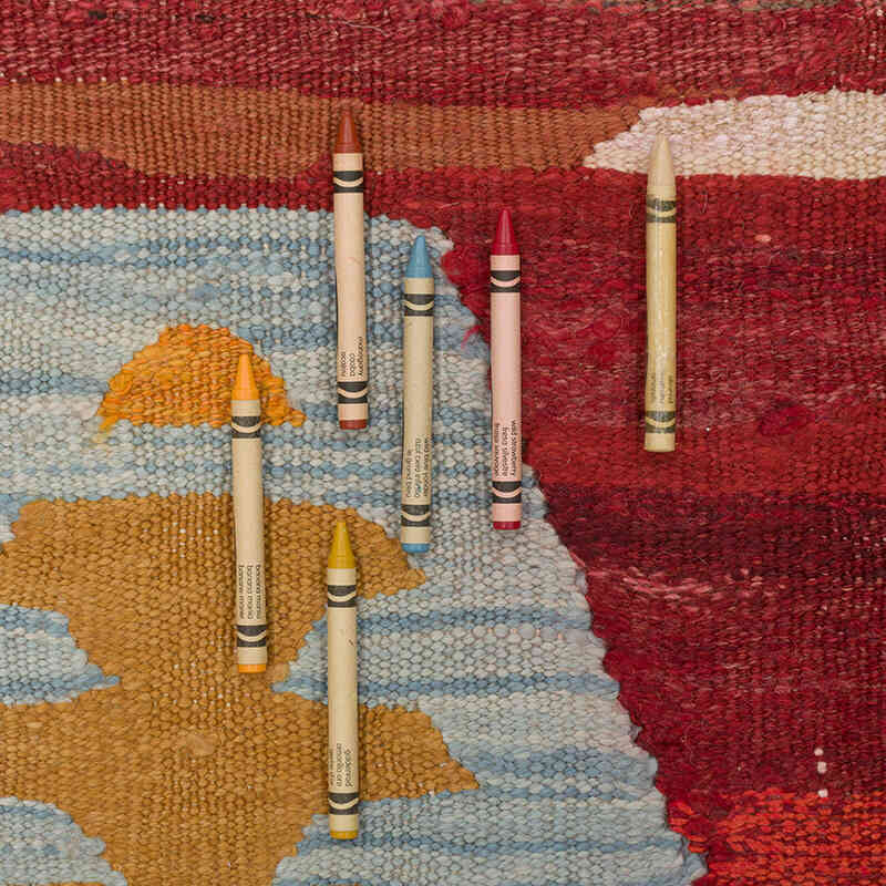 New Turkish Handwoven Kilim Rug - 8' 11" x 11' 2" (107" x 134") - K0077248