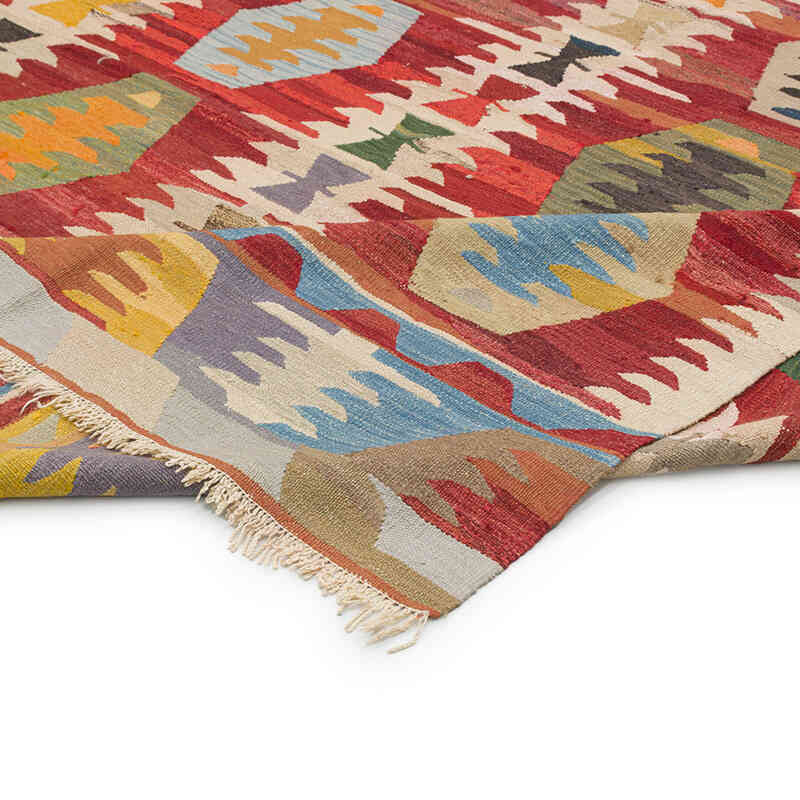 New Turkish Handwoven Kilim Rug - 8' 11" x 11' 2" (107" x 134") - K0077248