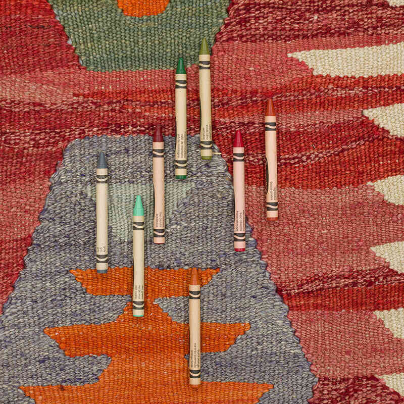 Nueva Alfombra Turca Kilim - 270 cm x 364 cm - K0077249