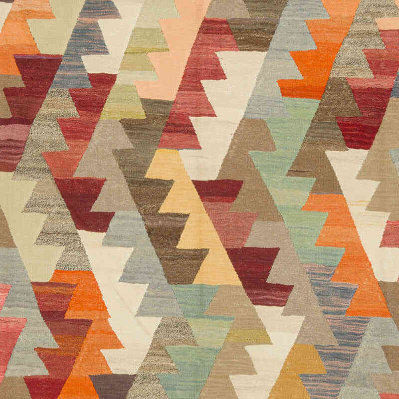 New Turkish Handwoven Kilim Rug - 8' 7" x 11' 10" (103" x 142") - K0077251