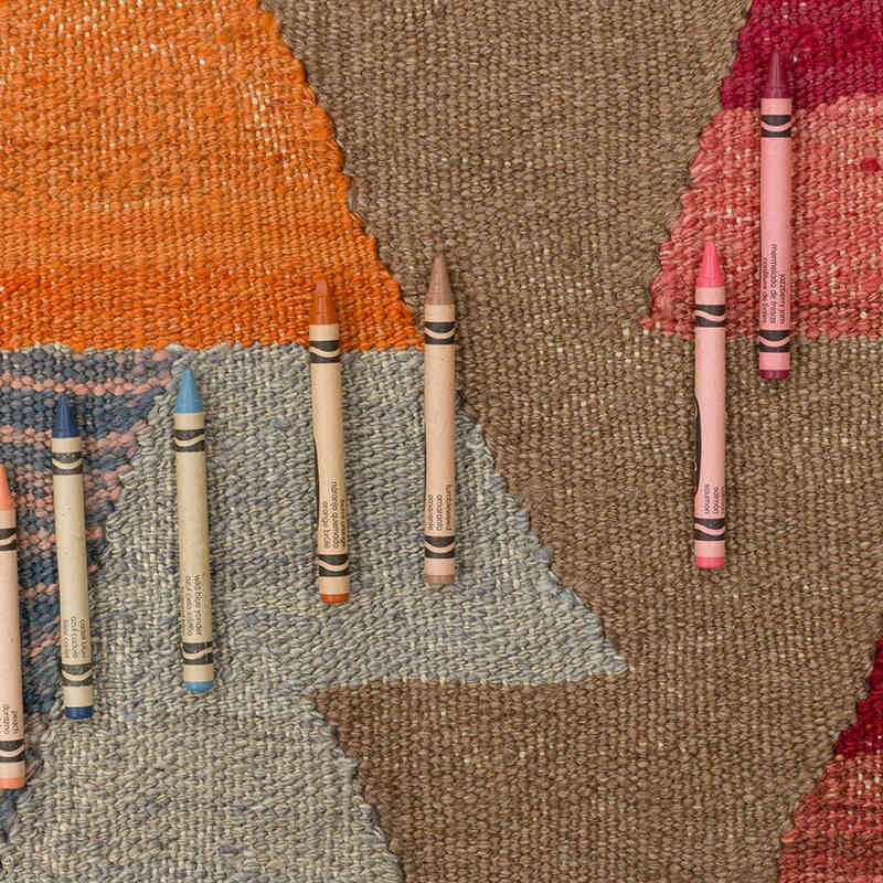 New Turkish Handwoven Kilim Rug - 8' 7" x 11' 10" (103" x 142") - K0077251